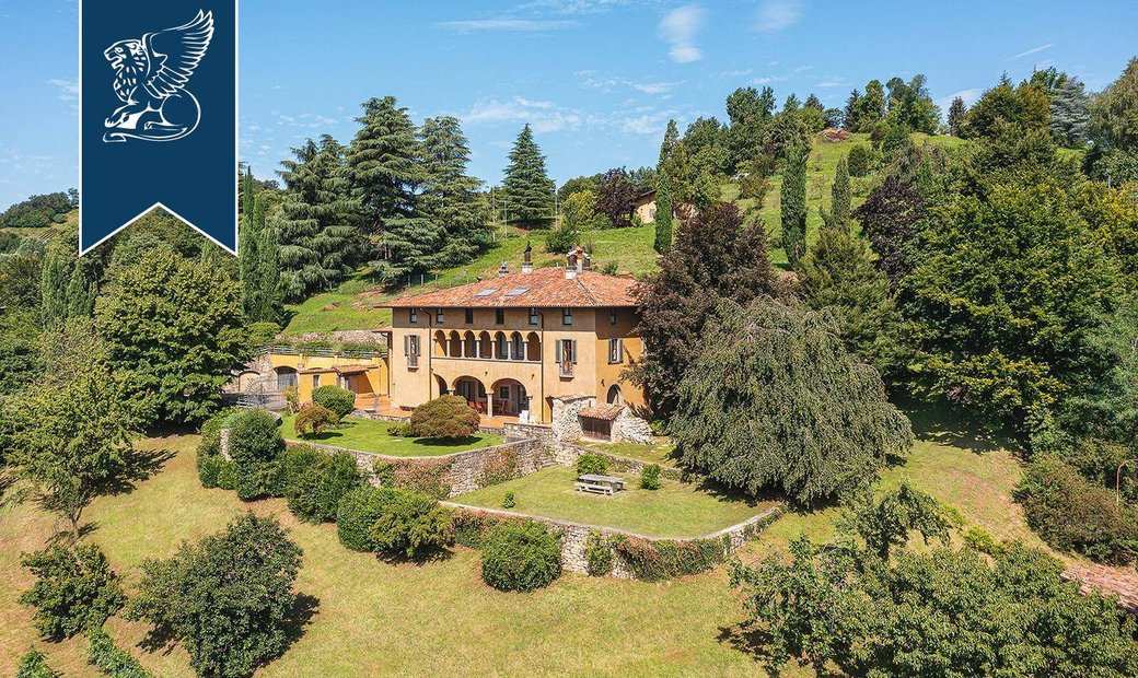 Luxurious Historical Villa Near Bergamo And Milan In Lombardy, Italy