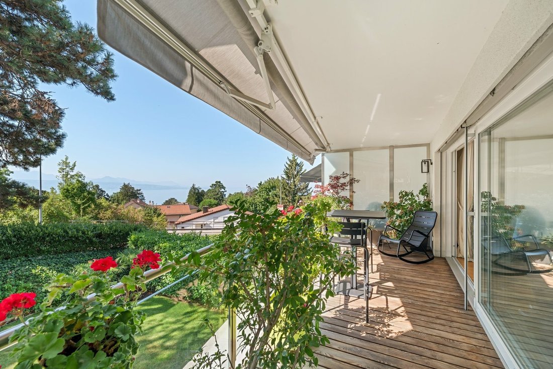 Modern Apartment With Lake View In Lutry, Vaud, Switzerland For Sale