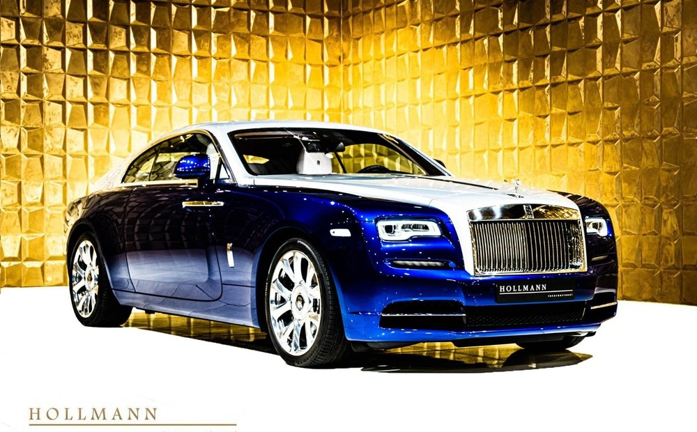 RollsRoyce Falcon Wraith Captivates with Detailed Embroidery