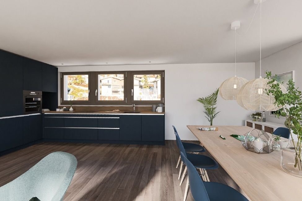 The “Novita” Newbuild Project 3.5 Room Rooftop In Flims, Grisons