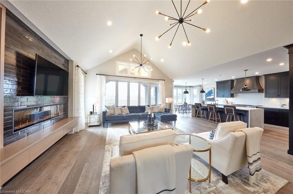 Modern Masterpiece Bungalow Model Home In Swan Creek In Ariss, Ontario