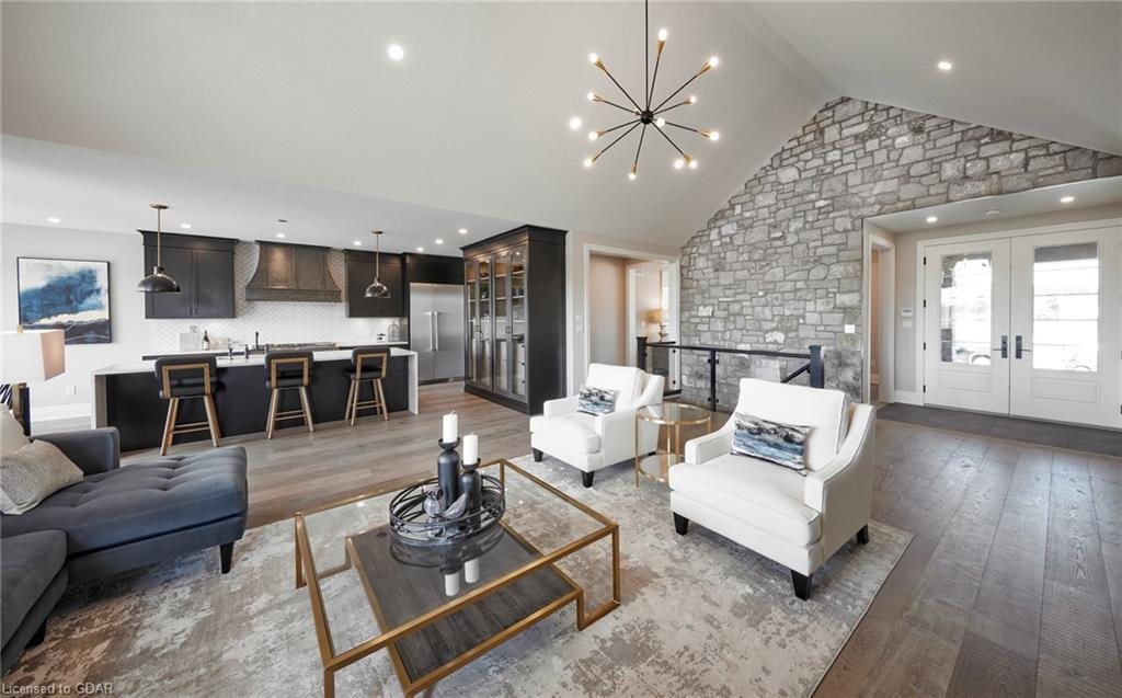 Modern Masterpiece Bungalow Model Home In Swan Creek In Ariss, Ontario