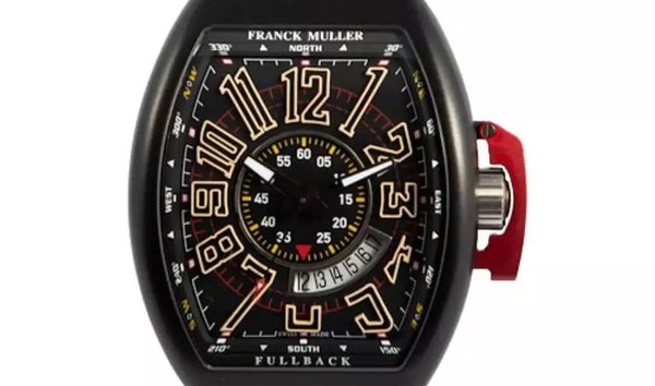 Franck Muller Vanguard V 45 SC DT LCK TT NR MC BN Full Black Men's Watch (11101605)