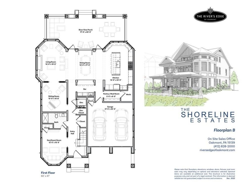 New Construction At The River's Edge Of In Oakmont, Pa, United