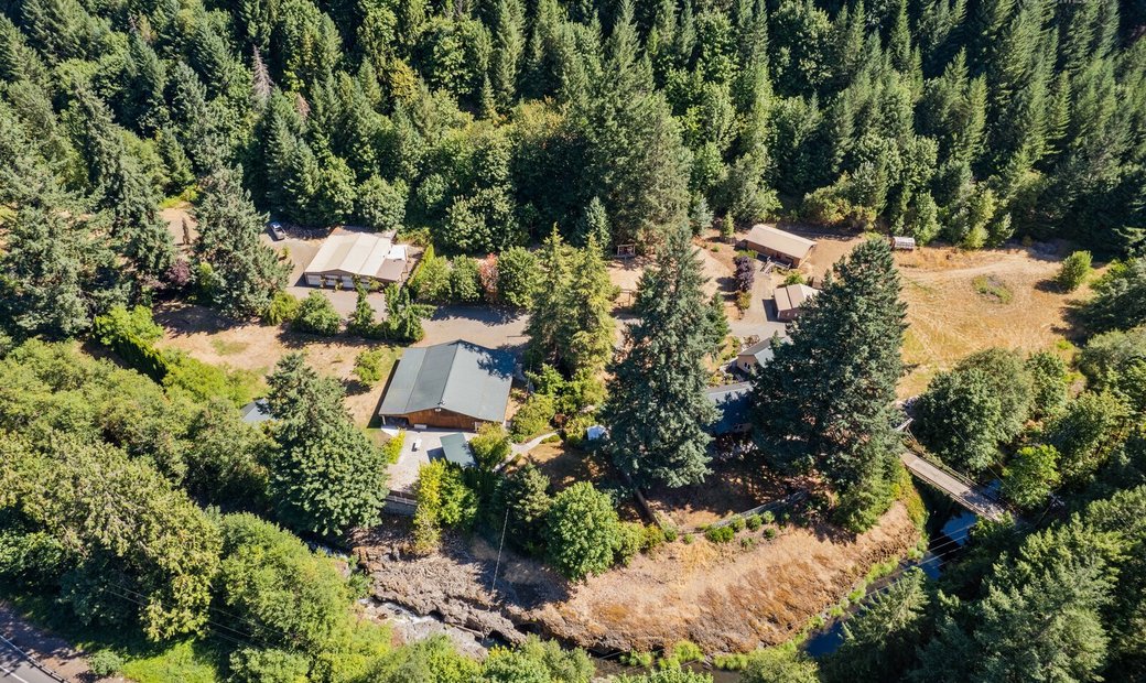24 Acre Oasis With Two Homes In Gales Creek, Oregon, United States For