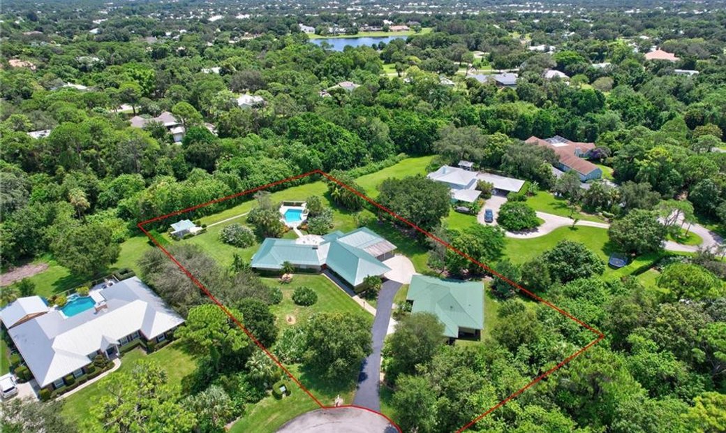 Two Homes On One Property In Desirable In Palm City, Florida, United