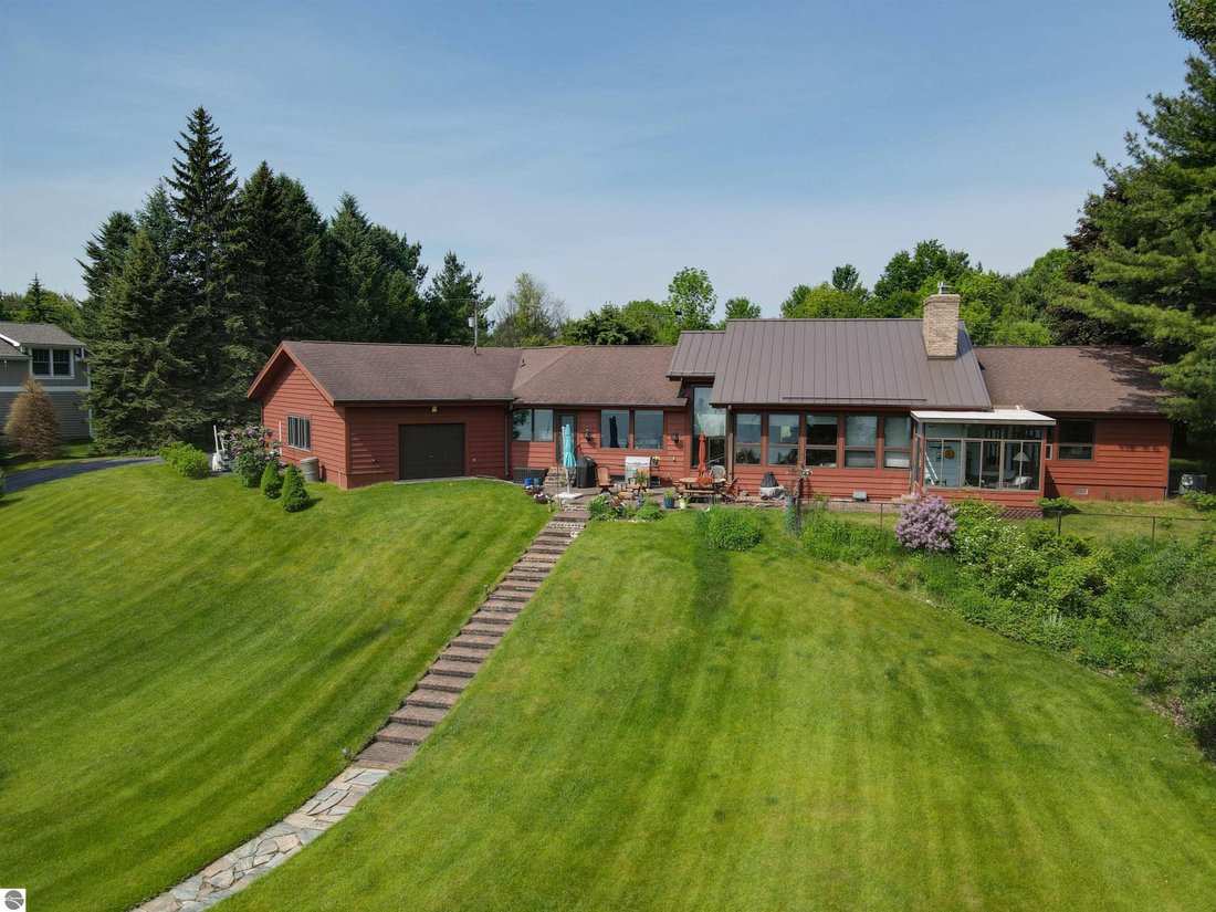 Private Elk Lake Waterfront With In Williamsburg, Michigan, United