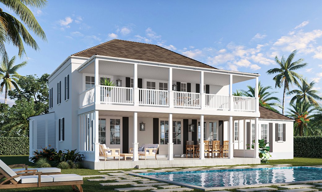 Anciano Amarillo, Complejo De En The Bluff Settlement, Eleuthera Norte ...