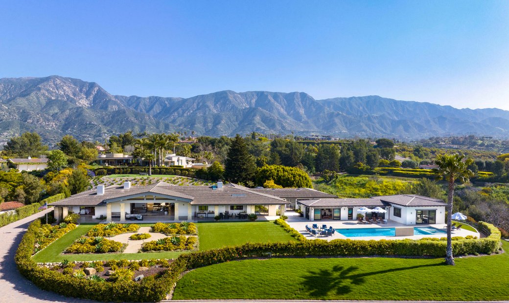 Ortega Ranch An Oceanside Californian In Montecito, California, United