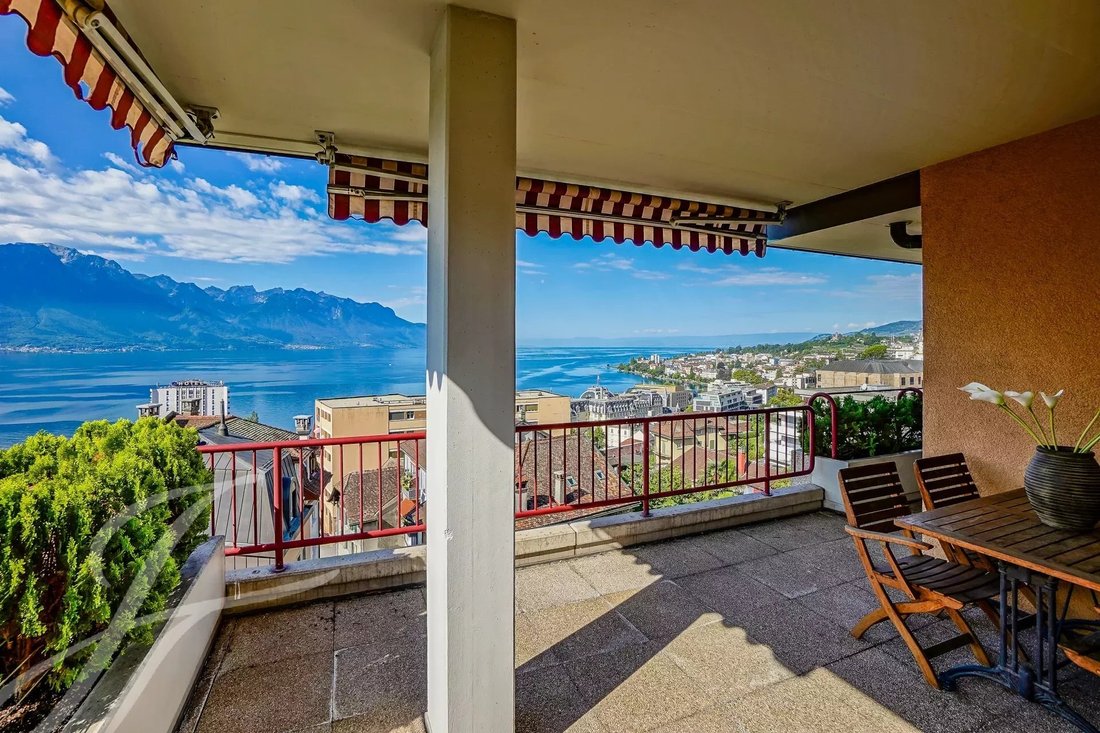 4.5p Apartment, Lake View, Near The Heart Of In Montreux, Vaud