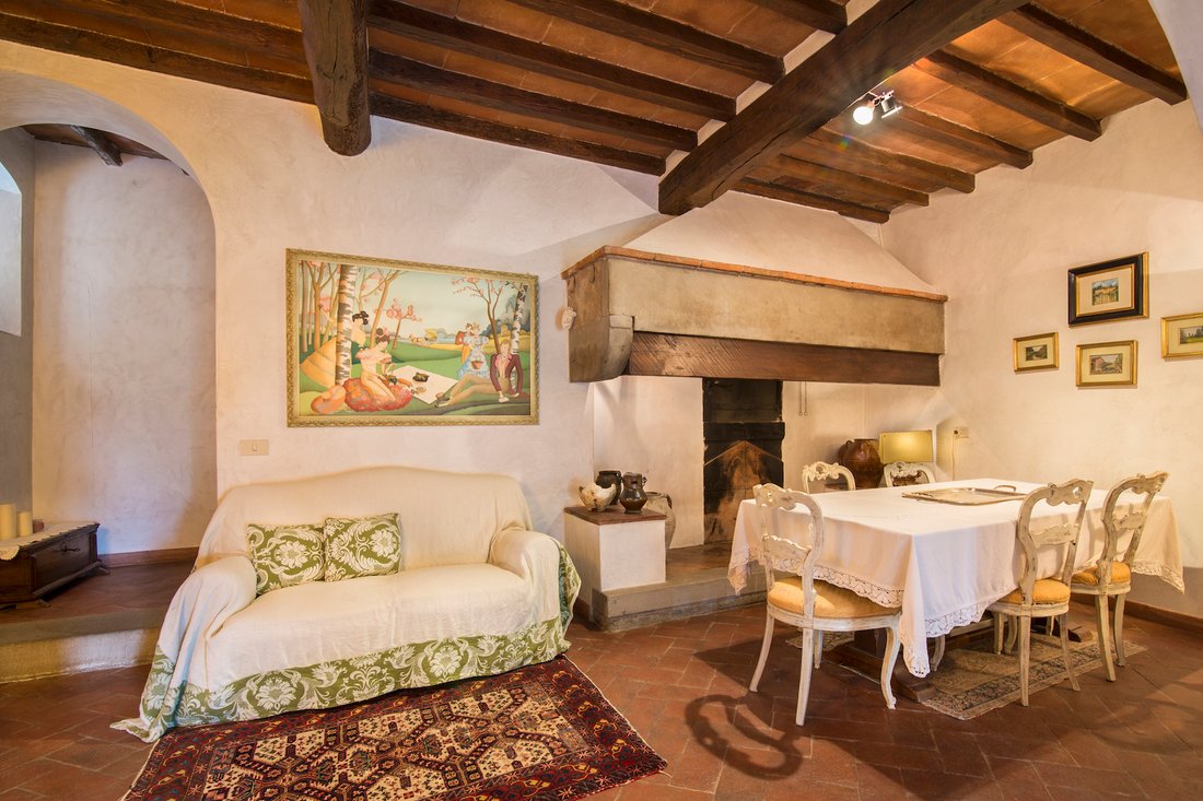 Italy, Tuscany Restored Villa With Manor And Guest House