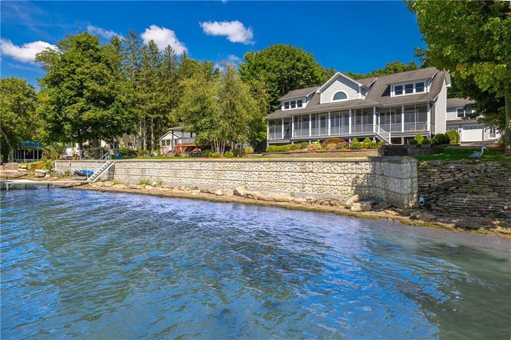 Spectacular Architect Designed Honeoye Lake In Honeoye, New York