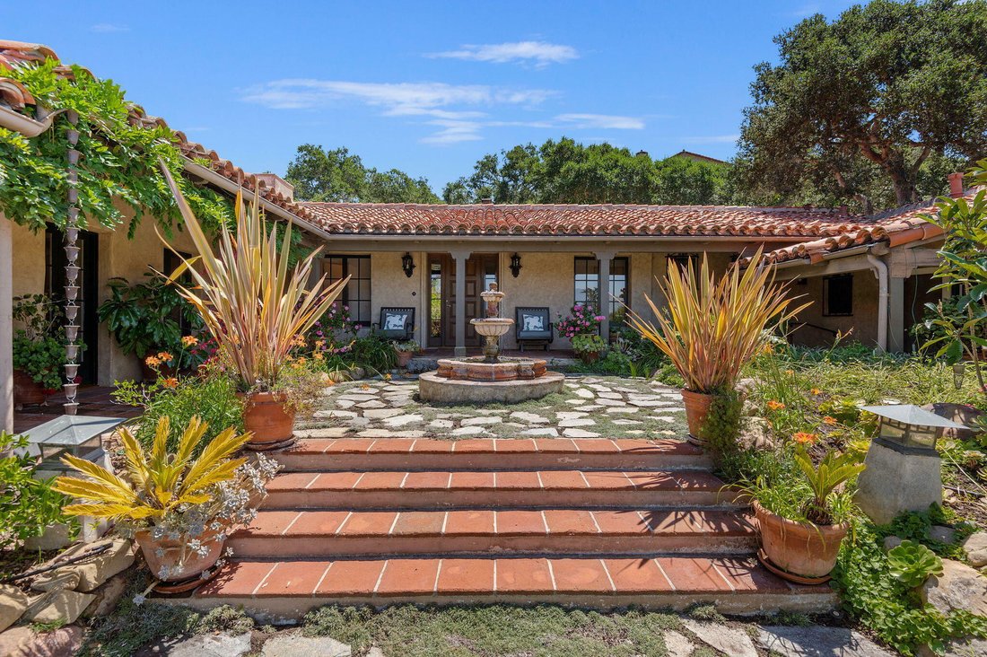 Spanish-Style Santa Barbara Hilltop Home, 2023