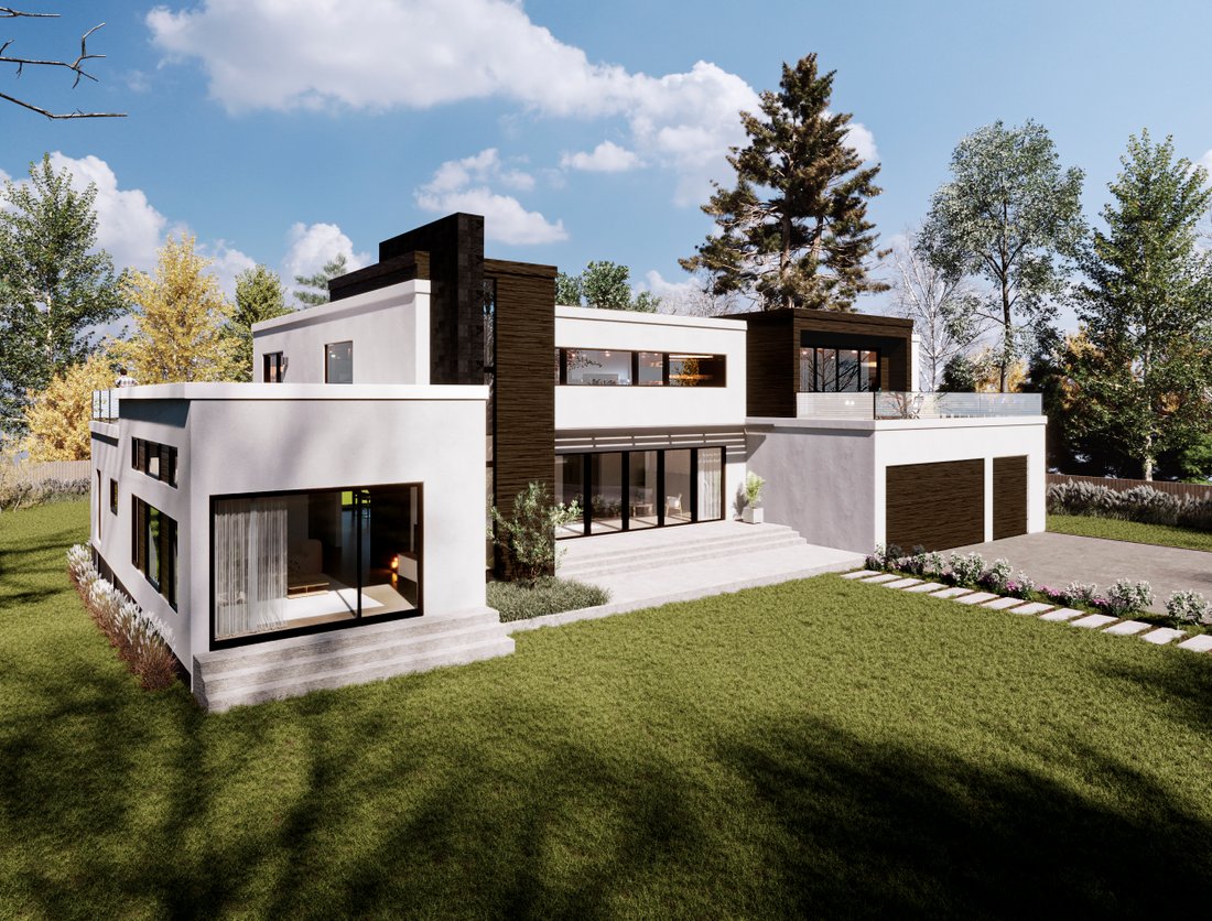 Custom Built Orienta Contemporary In Mamaroneck, New York, United