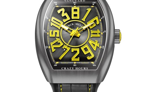 Franck Muller Vanguard V 45 CH TT BR JA Crazy Hours Silver Dial Men's Watch (11101776)