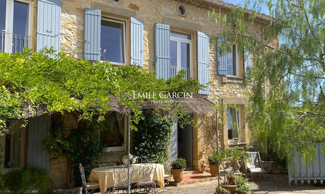 Charming Two House Property For Sale 20 Minutes From In Uzès, Occitanie