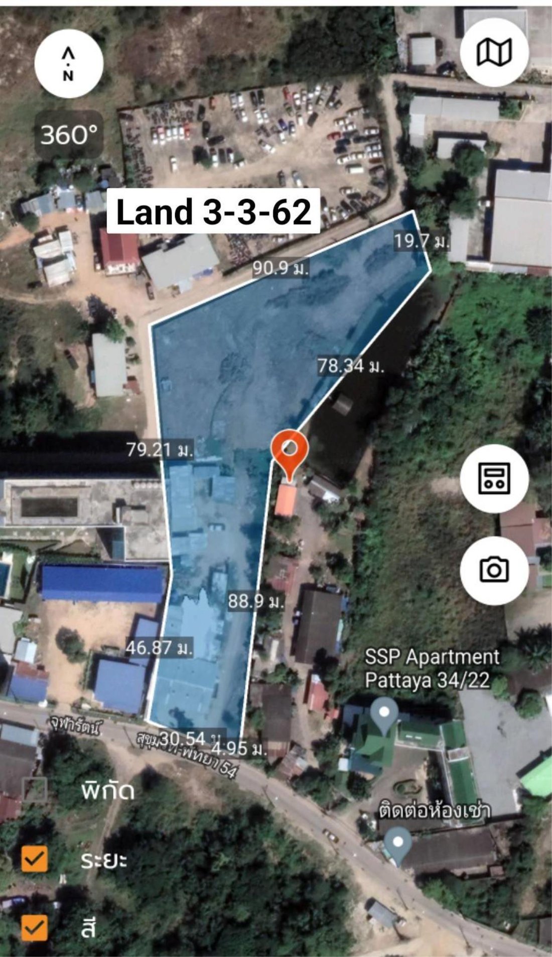 Land For Sale In The Heart Of Pattaya, In Bang Lamung District, Thailand For Sale (13240171)