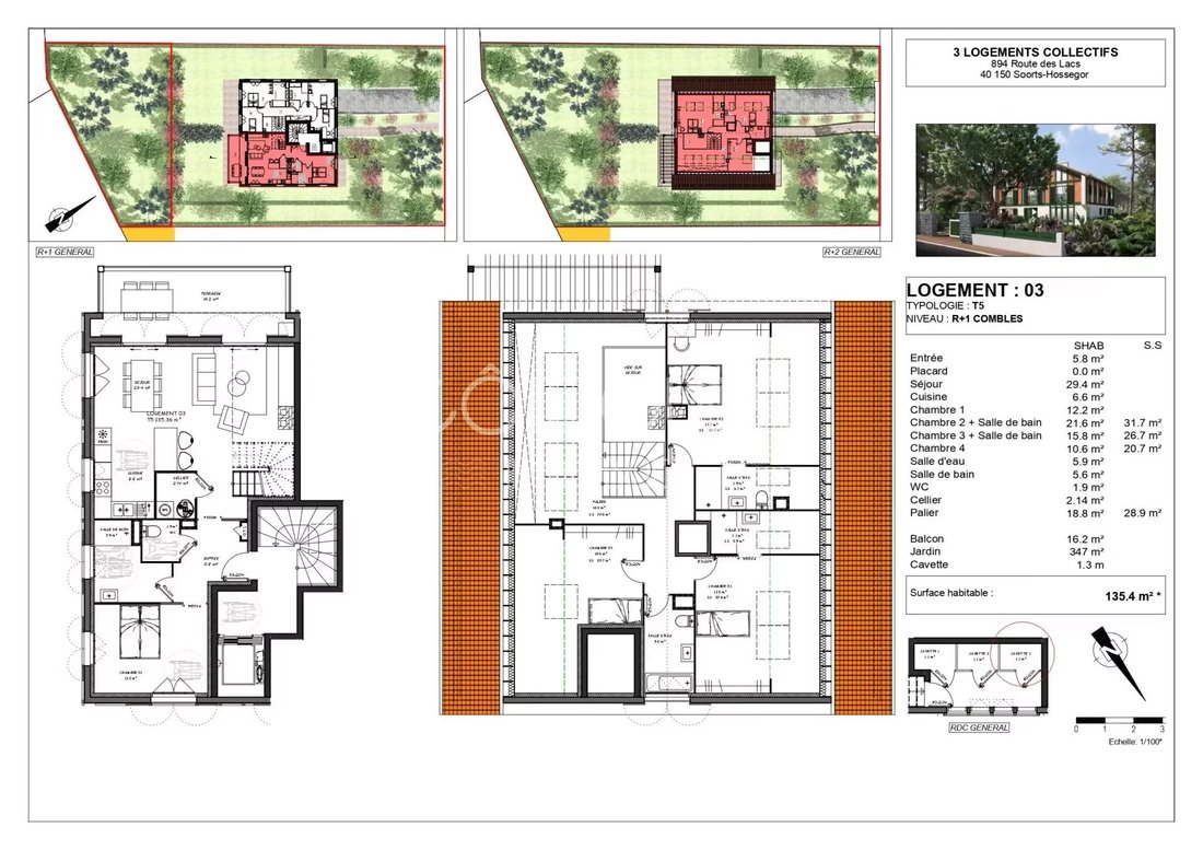 Hossegor A New 5 Room Apartment With In Hossegor, Nouvelle Aquitaine, France For Sale (13064184)