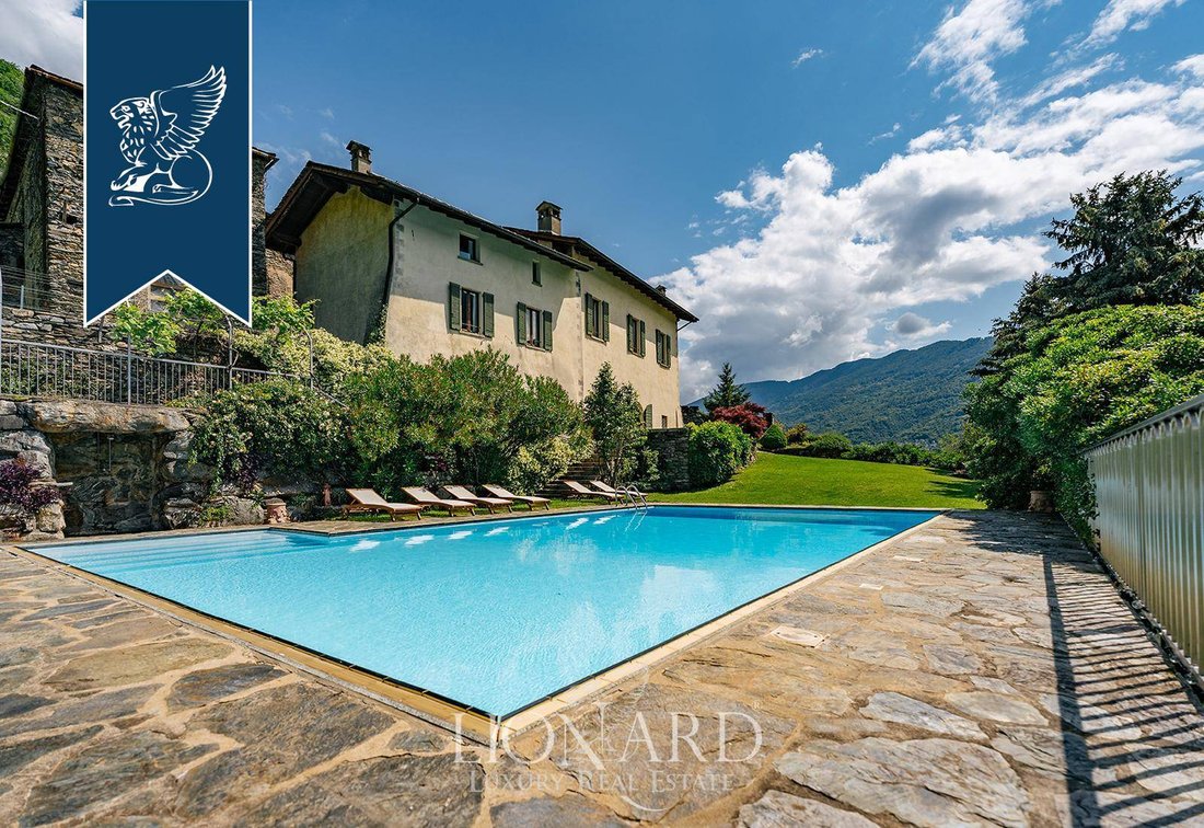 Stunning Panoramic Villa With A Pool For Sale In In Tresenda, Lombardy, Italy For Sale (13250710)