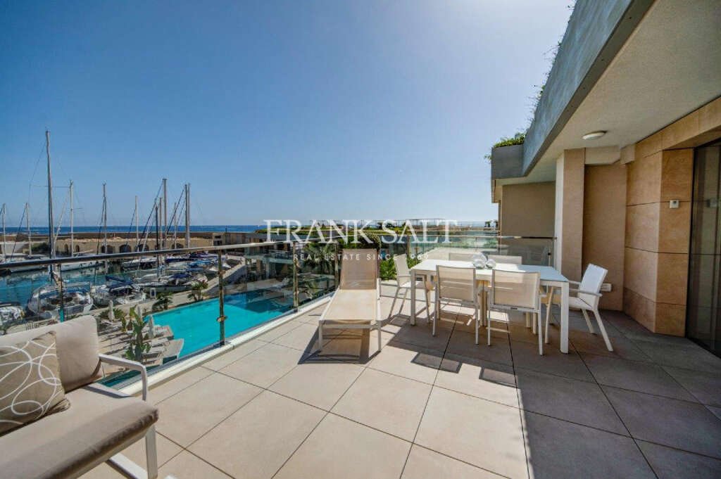 Portomaso Laguna, Furnished Apartment In Saint Julian's, Malta For Sale