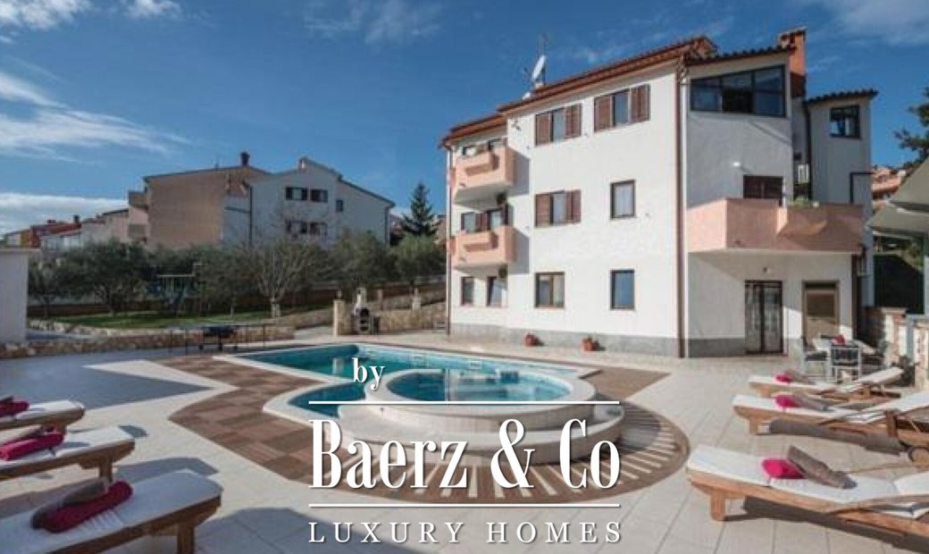 Pula, Apartment House With A Swimming Pool On A In Pula, Istria County
