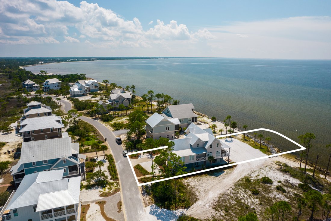 Custom Bayfront Home With Private Beach In Port St. Joe, Florida