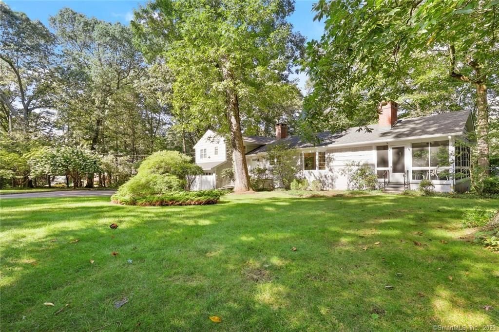 Charming Split Level Home On A Serene In New Canaan, Connecticut