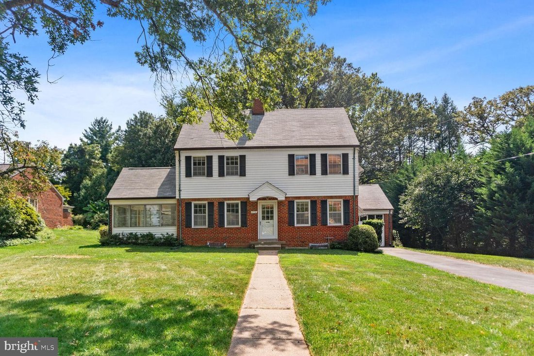 Traditional Three Bedroom Colonial On A In Kensington, Maryland, United