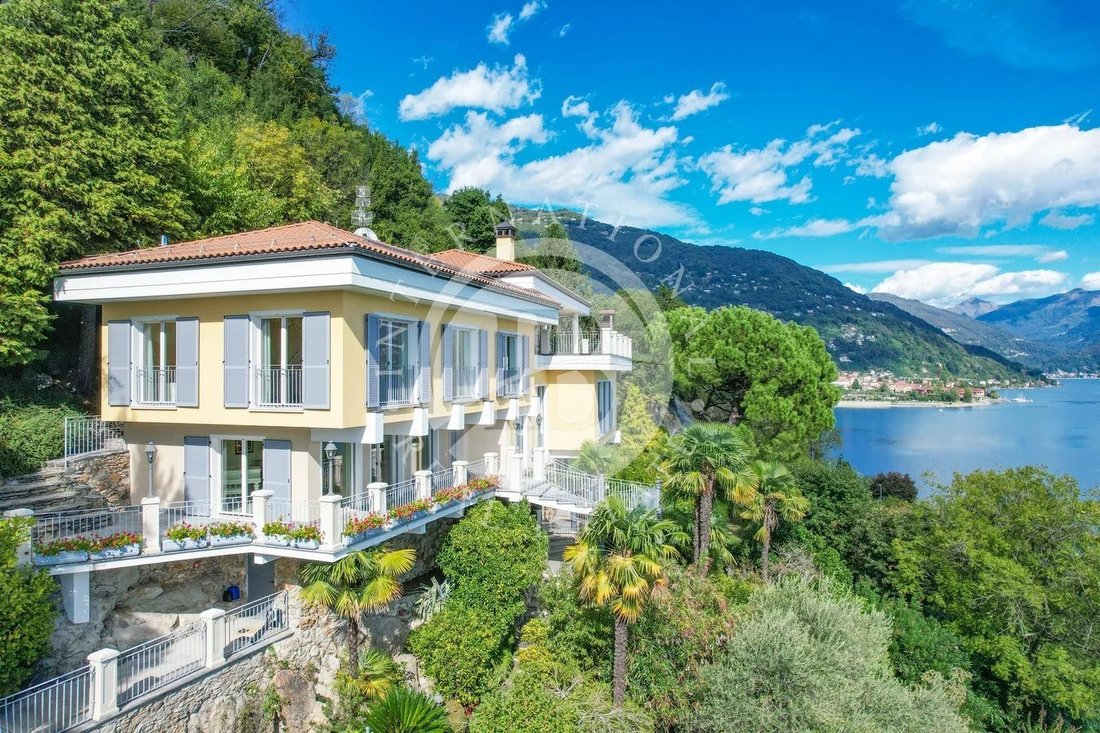 Prestigious Real Estate Property Embraced In Cannero Riviera, Piedmont