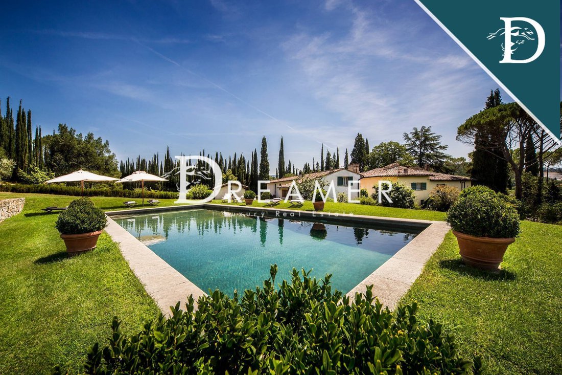 Historic Villa With Pool For Sale In Impruneta, Florence