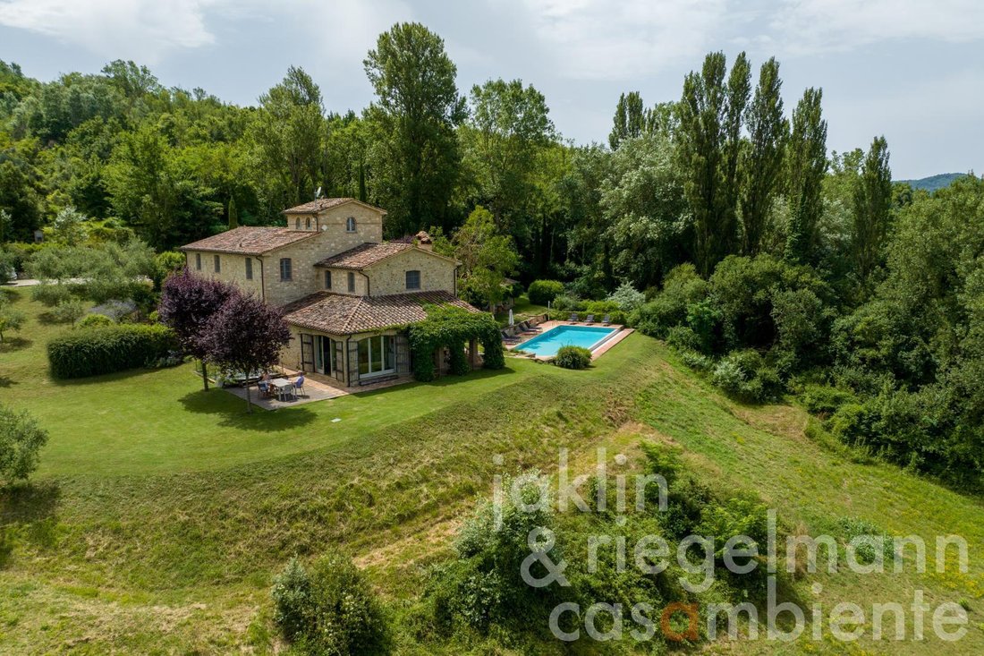 Magnificent Restored 5 Bedroom Farmhouse With In Montone, Umbria, Italy For Sale (13286156)