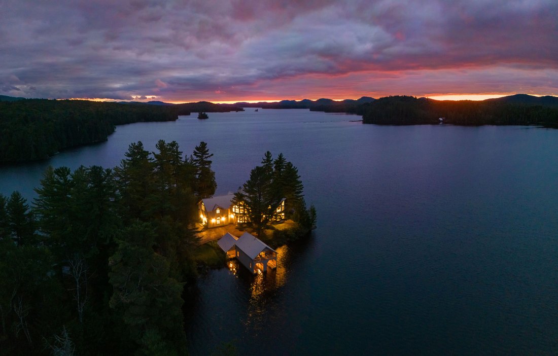 Camp On A Point In Raquette Lake, New York, United States For Sale