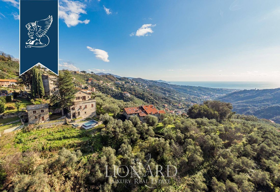 A Crown of Stone & Sea: Liguria’s Timeless Castle Retreat Above Chiavari