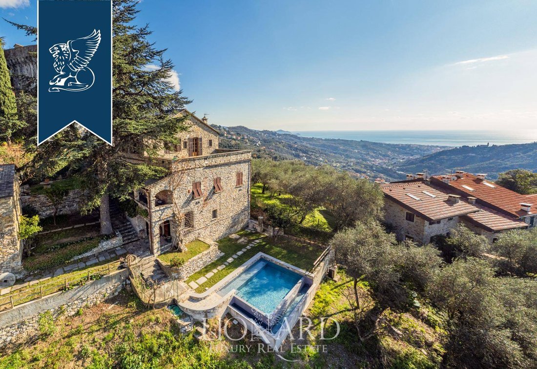 A Crown of Stone & Sea: Liguria’s Timeless Castle Retreat Above Chiavari