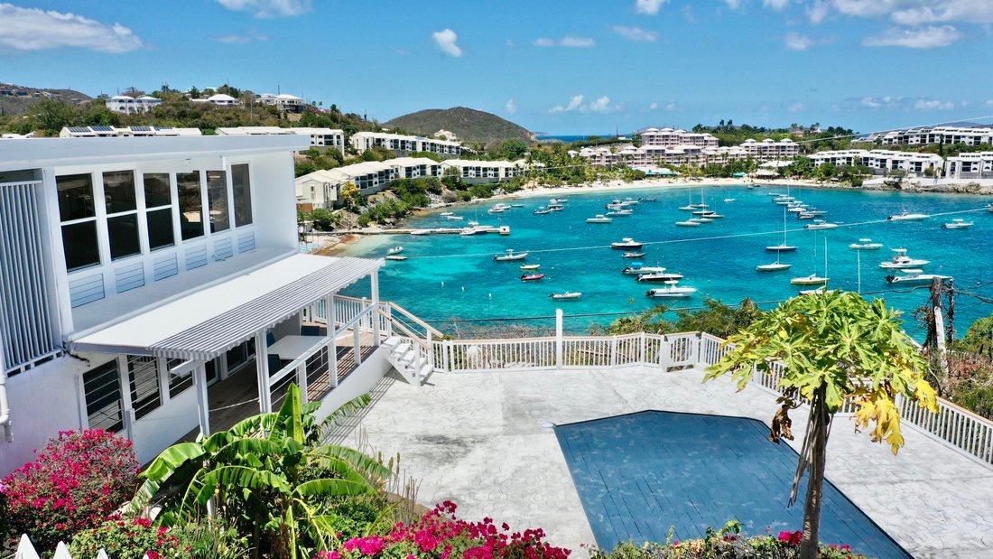 Beautiful Waterfront Estate In Anna's Retreat, St. Thomas, U.S. Virgin ...