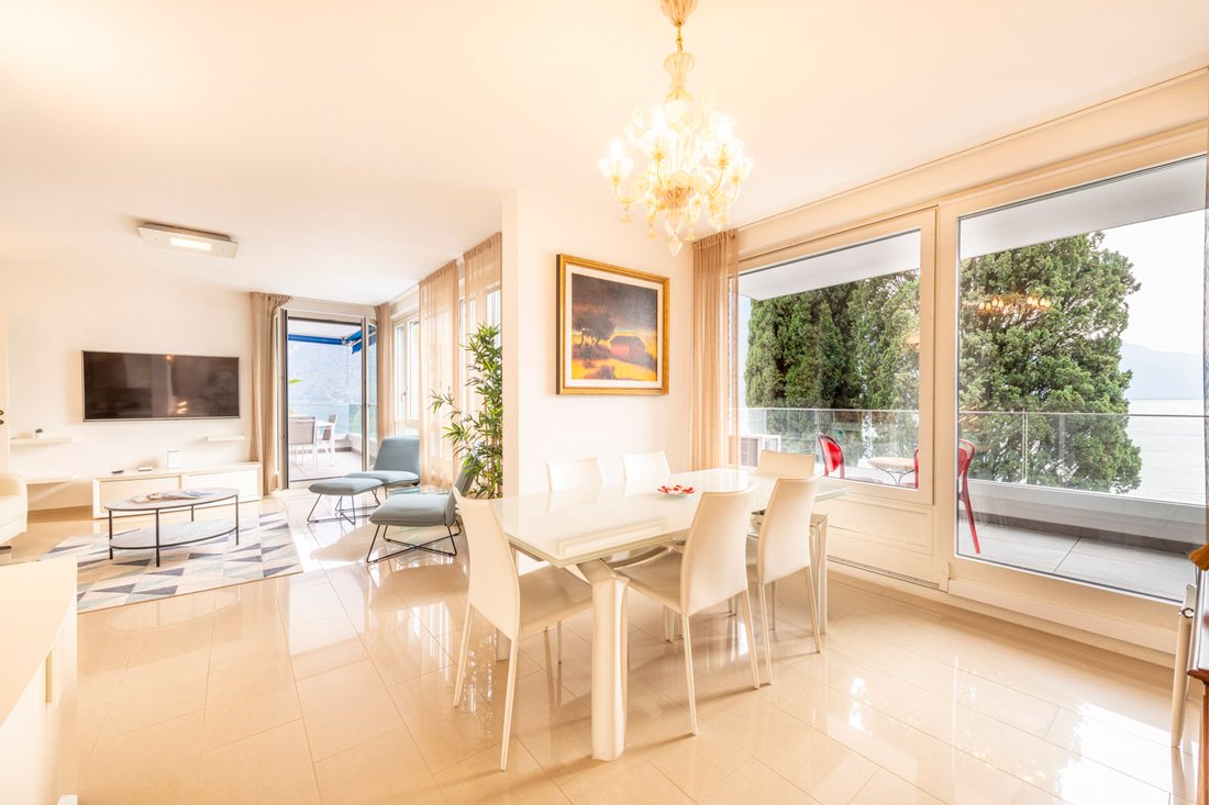 Elegant Apartment On Lake Lugano In Lugano, Ticino, Switzerland For