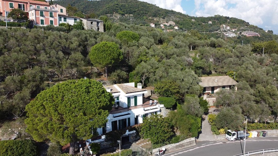 Sant'andrea Di Rovereto Exclusive Villa Sea View In Chiavari, Liguria