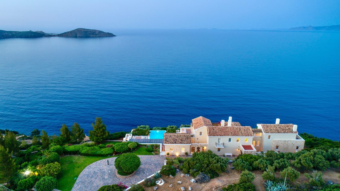 Luxury Villa Plus Separate Cottage Elounda Crete In Elounda, Greece For