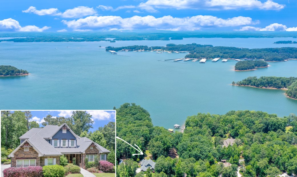Stunning Custom Built Lake Lanier In Flowery Branch, United