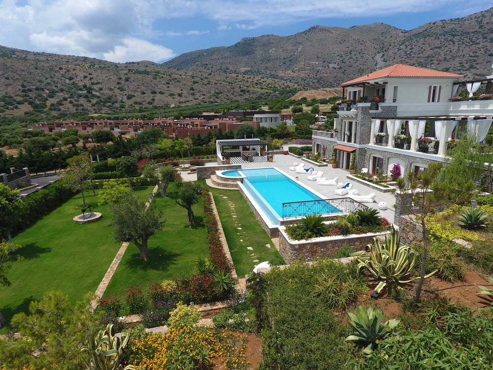 Luxury Villa With Private Beach Elounda Crete In Elounda, Greece For