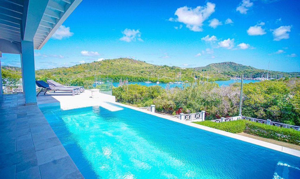 Beautiful English Harbor In English Harbour, Saint Paul, Antigua And