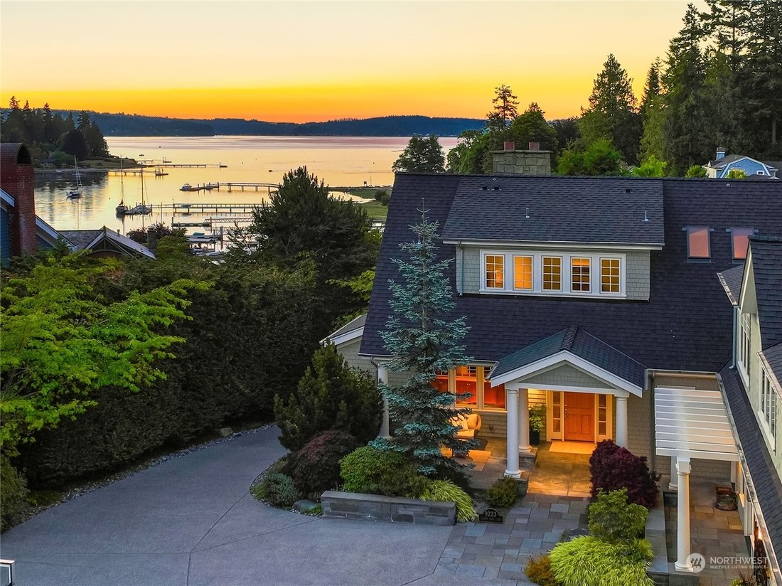 Exceptional Allens Cove Estate In Bainbridge Island, Washington, United