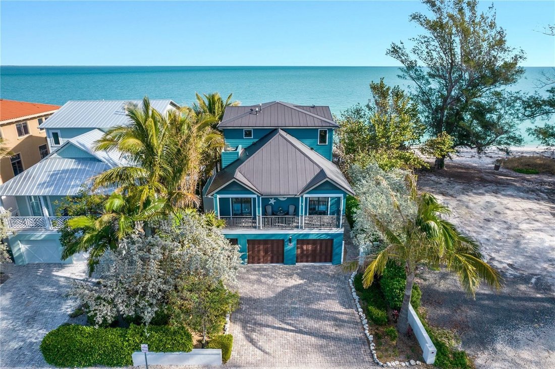 Beautiful Beachfront Home North Anna In Bradenton Beach, Florida