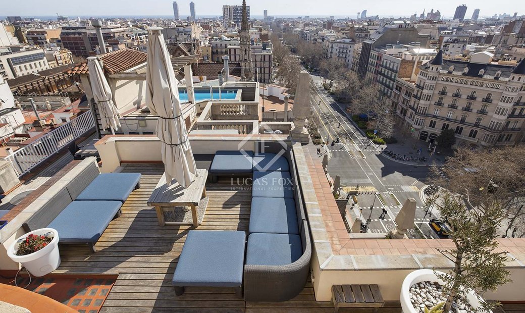 Barcelona Penthouse In Barcelona, Catalonia, Spain For Sale (11846458)