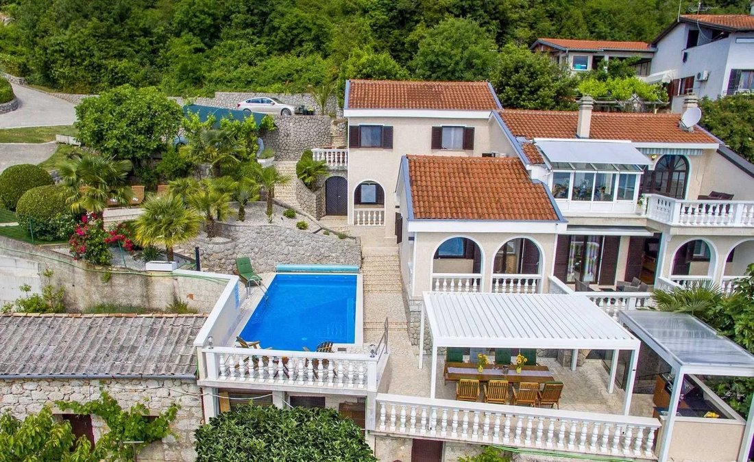 House With Unobstructed Sea View Opatija Riviera In Opatija, Croatia