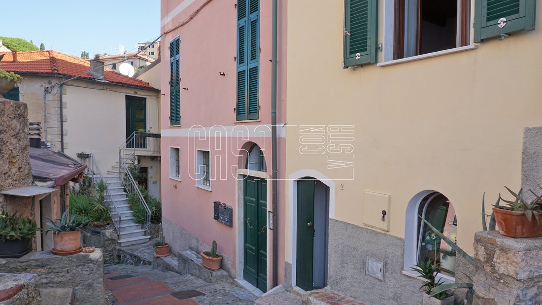 Typical Townhouse With Sea View Located In The In Tellaro, Liguria