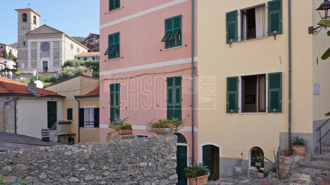 Typical Townhouse With Sea View Located In The In Tellaro, Liguria