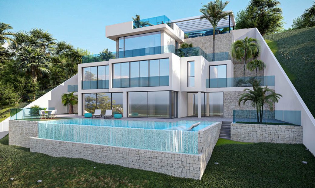 New Build Villa With Panoramic Mountain In Altea, Valencian Community ...