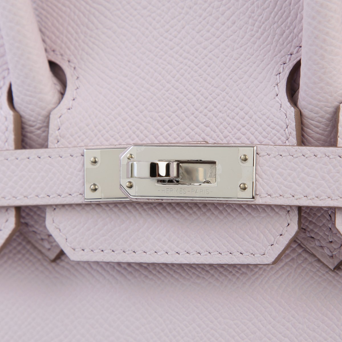 Hermès 25cm Birkin Sellier Mauve Pale Palladium Hardware – Privé Porter
