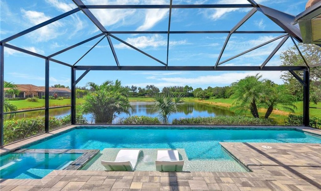 Lakefront Farnese Model In Esplanade In Naples, Florida, United States